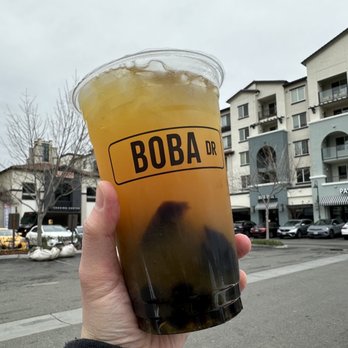 Boba Drive - Mango Passionfruit with boba and grass jelly! - Bubble Tea Near Me - Sunnyvale, California Boba Drive - Mango Passionfruit with boba and grass jelly! - Bubble Tea Near Me - Sunnyvale, California