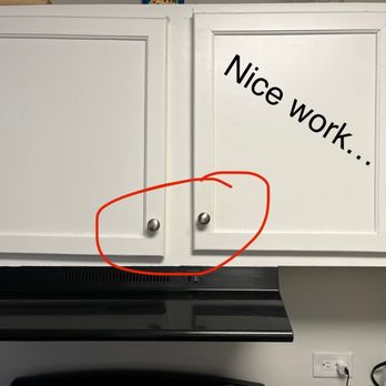 The View Apartments St Charles - Crooked cabinets (my apartment was "renovated"/ "updated") - Apartments Near Me - St Charles, Illinois The View Apartments St Charles - Crooked cabinets (my apartment was "renovated"/ "updated") - Apartments Near Me - St Charles, Illinois