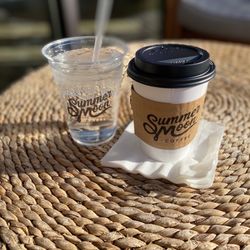 Summer Moon Coffee - Half moon latte