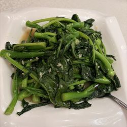 Greens sautee in garlic sauce