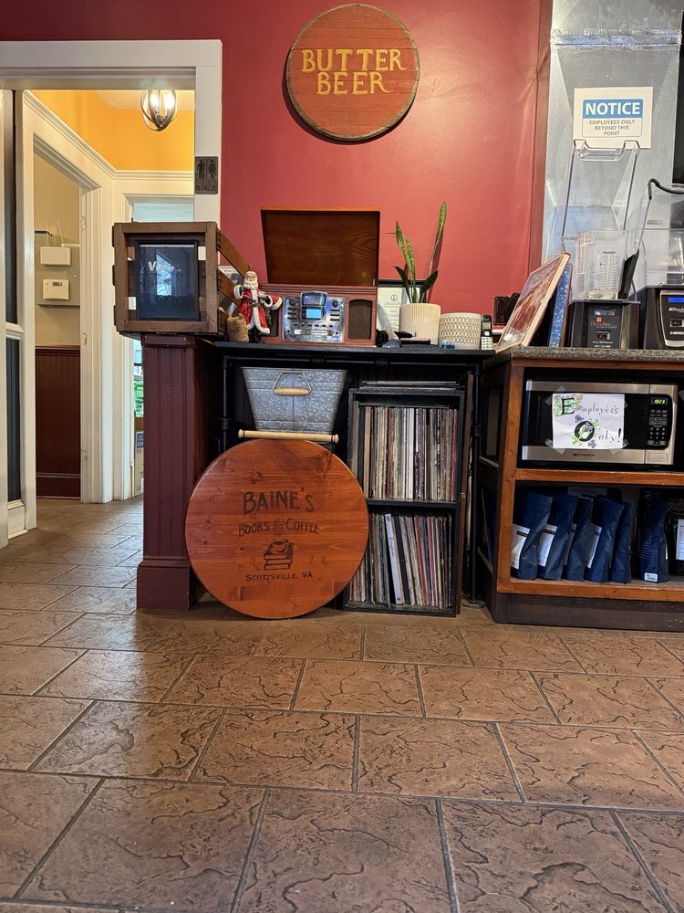 Baine's Books & Coffee Logo