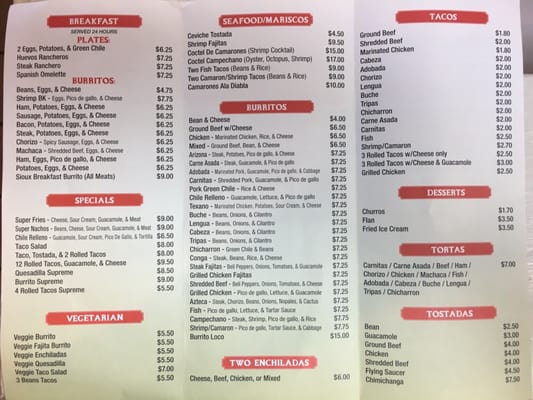 Menu photo 4 Giliberto's Mexican Taco Shop Sioux Falls, SD Menu photo 4 Giliberto's Mexican Taco Shop Sioux Falls, SD