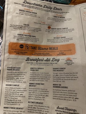 Menu photo 5 Cracker Barrel Old Country Store Dry Ridge, KY
