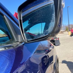 Dolphin Car Wash & Detailing Center - Dirty edges on mirrors