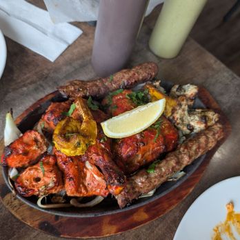 Tandoori Flame - Mixed BBQ plate - Indian Near Me - Roseville, California Tandoori Flame - Mixed BBQ plate - Indian Near Me - Roseville, California