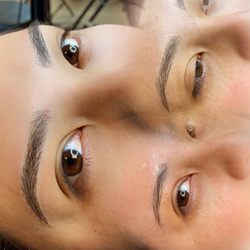 Humble Aesthetic - Microblading hair strokes to give her full brow enhancement!