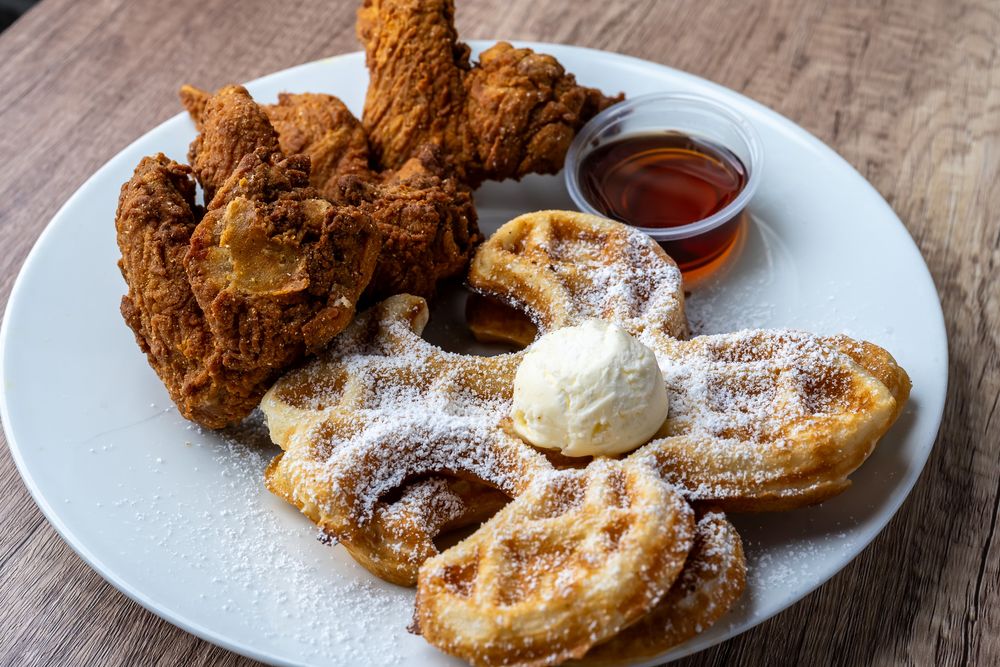 Food from LA Burgers & Daiquiris