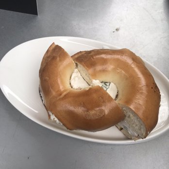 Proper Bagel - Plain bagel with vegan scallion cream cheese - Bagels Near Me - Nashville, Tennessee Proper Bagel - Plain bagel with vegan scallion cream cheese - Bagels Near Me - Nashville, Tennessee