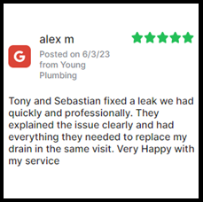 Slide of Young Plumbing