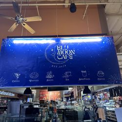 Blu Moon Cafe - Front view of kiosk