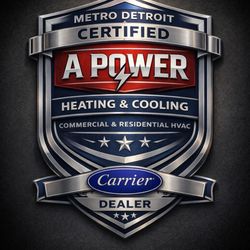 A Power Heating & Cooling - HVAC logo