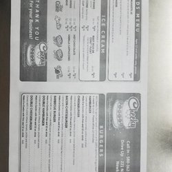 Cheeky Burger - Menu page 2