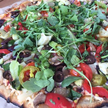 Blaze Pizza - Gluten free pizza crust with vegan cheese and all the veggies - Salad Near Me - Ontario, California