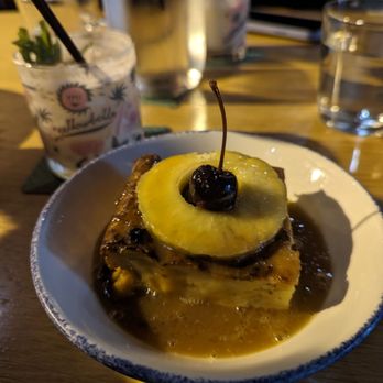 Yellowbelly - Pineapple upside down bread pudding - New American Near Me - St. Louis, Missouri Yellowbelly - Pineapple upside down bread pudding - New American Near Me - St. Louis, Missouri