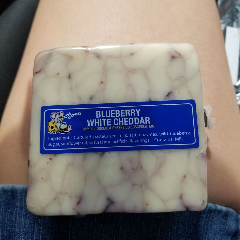 Blueberry White Cheddar Cheese Blueberry White Cheddar Cheese