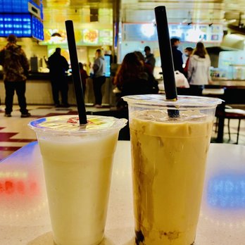 Star Cup - two drinks sitting on a table - Bubble Tea Near Me - Eau Claire, Wisconsin Star Cup - two drinks sitting on a table - Bubble Tea Near Me - Eau Claire, Wisconsin