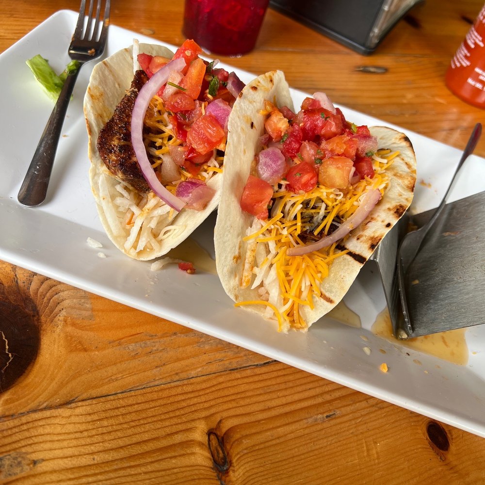 Get Hooked Grill - Blacked mahi mahi tacos. - Seafood Near Me - Hudson, Florida