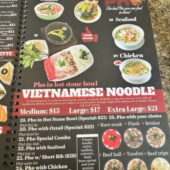 Pho Vietnam - menu - Vietnamese Near Me - Honolulu, Hawaii