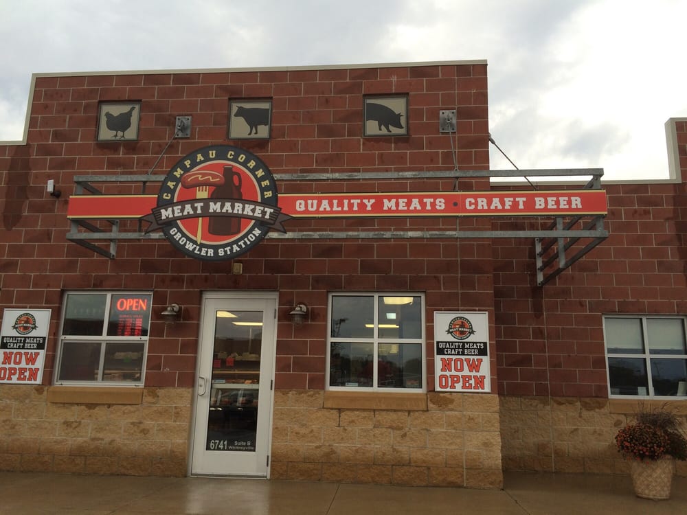 Campau Corner Meat Market and Growler Station Logo