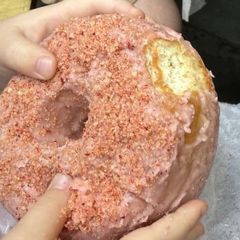 Dough - Strawberry Shortcake Doughnut - Coffee & Tea Near Me - New York, New York Dough - Strawberry Shortcake Doughnut - Coffee & Tea Near Me - New York, New York