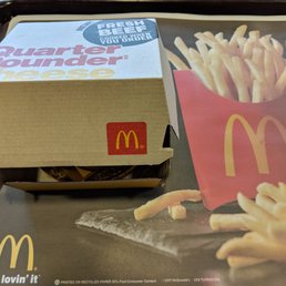 Quarter pounder with cheese for $1 using the mobile app