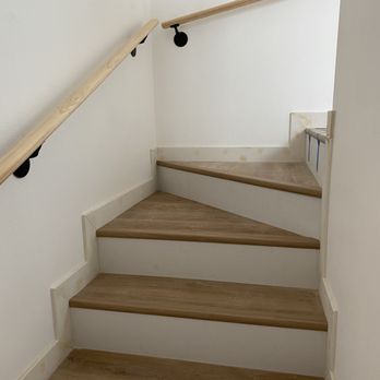 Foothill Handyman - Stair treads, risers, baseboards and railing - Handyman Near Me - Claremont, California