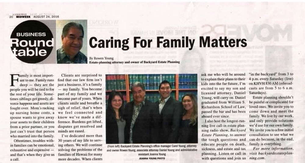 Law Office Of Rowen N Young - property tax consultant in Honolulu, HI