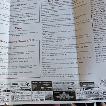 Hub Stacey's - Menu - Sports Bars Near Me - Pensacola, Florida Hub Stacey's - Menu - Sports Bars Near Me - Pensacola, Florida