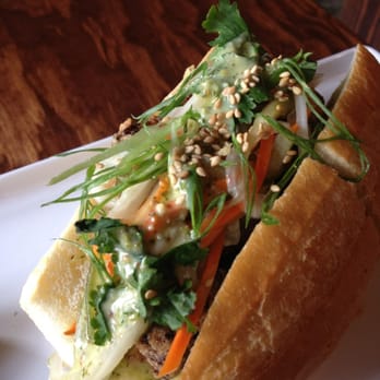 Lucky Belly - Chicken karage sandwich - $8 - Bars Near Me - Honolulu, Hawaii