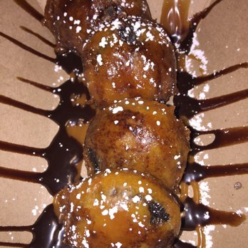 Fufu's Mid East Grill - Deep fried Oreos w chocolate & caramel drizzle - Mediterranean Near Me - Riverside, California