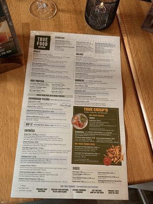 Menu photo 1 True Food Kitchen Phoenix, AZ