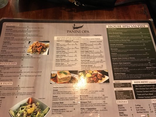 Menu photo 2 Panini Opa Columbus, OH