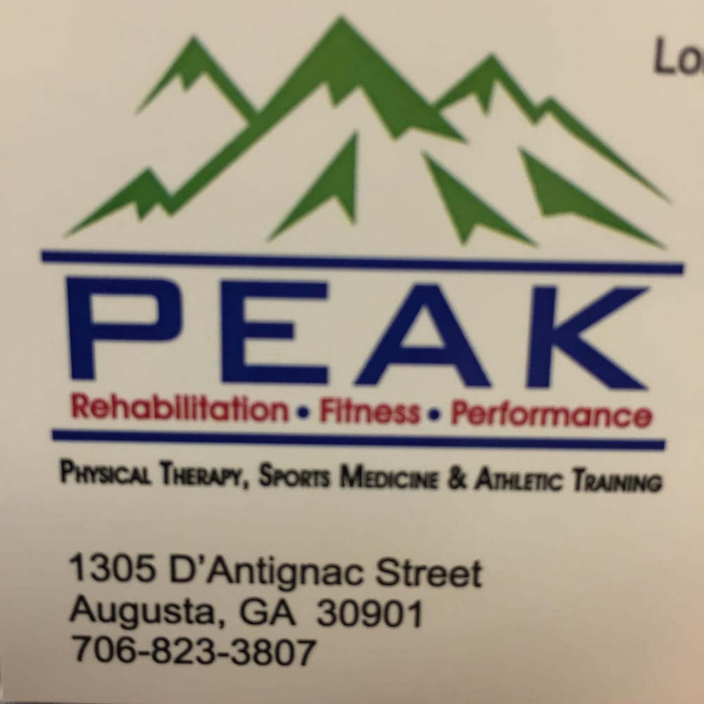 PEAK Rehabilitation Fitness Performance Logo