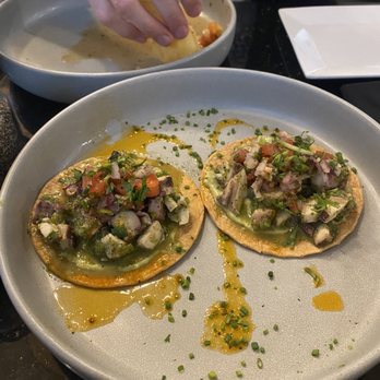 Gabriela's Seafood + Tapas - Octopus ceviche tostadas - Tapas/Small Plates Near Me - Rockport, Texas Gabriela's Seafood + Tapas - Octopus ceviche tostadas - Tapas/Small Plates Near Me - Rockport, Texas