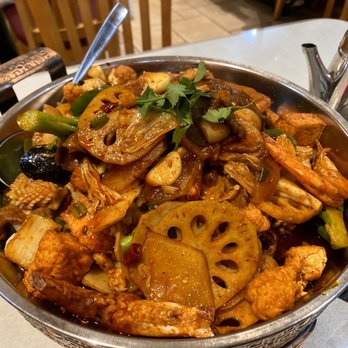 Earl Spicy - Malaxiangguo with added winter melon, lotus root, fried tofu. Recommend! - Szechuan Near Me - Millbrae, California