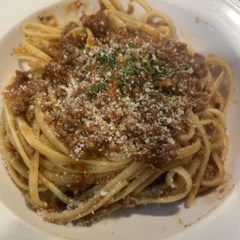 My Little Italy - Linguine with Meat Sauce - Italian Near Me - Sevierville, Tennessee My Little Italy - Linguine with Meat Sauce - Italian Near Me - Sevierville, Tennessee