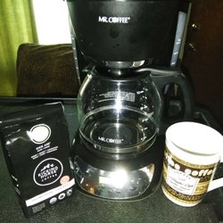 Savers - Found this beauty for only $5.00. It's a coffee lovers dream. I have it sitting right on my desk at work.