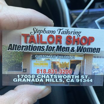 Stephano Tailoring - Sewing & Alterations Near Me - Granada Hills, California Stephano Tailoring - Sewing & Alterations Near Me - Granada Hills, California