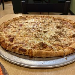 Alfonso's Pizza - Half and half large Chz/sausage pizza