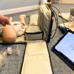 Emergitek - Mobile Teams Voice-Assisted Manikin Station. Delivery & Pick-up for Teams of 5+.