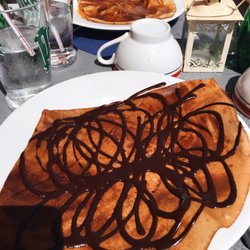 Ti Ar Gwennali - Crêpe met huisgemaakte chocoladesaus