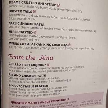 Leilani's On The Beach - Menu - entrees - Seafood Near Me - Lahaina, Hawaii Leilani's On The Beach - Menu - entrees - Seafood Near Me - Lahaina, Hawaii
