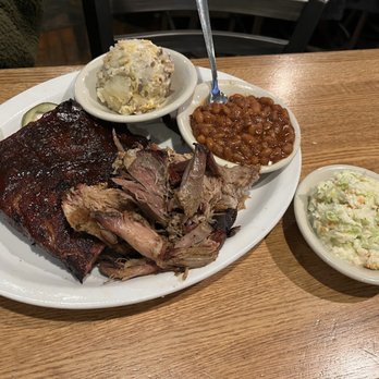 County Grill & Smokehouse - Pick 2 Combo - Pork Shoulder Platter, Half Rack St. Louis Ribs, Side BBQ beans, Side potato salad, Side Cole Slaw - Barbeque Near Me - Yorktown, Virginia County Grill & Smokehouse - Pick 2 Combo - Pork Shoulder Platter, Half Rack St. Louis Ribs, Side BBQ beans, Side potato salad, Side Cole Slaw - Barbeque Near Me - Yorktown, Virginia