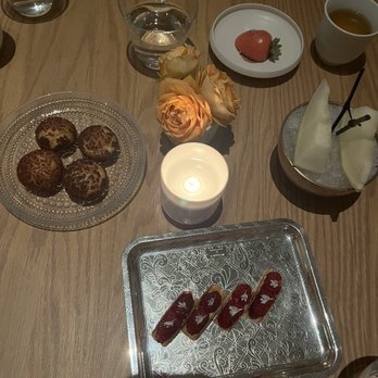 SSAL - Deserts - raspberries, yogurt melon, burdock tea - Korean Near Me - San Francisco, California SSAL - Deserts - raspberries, yogurt melon, burdock tea - Korean Near Me - San Francisco, California