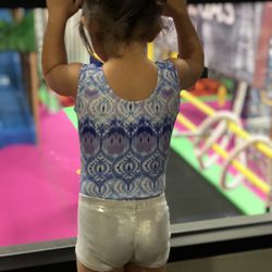Attitude Dance Boutique - Gorgeous leotard (with matching scrunchie) and shorts! Perfect for gymnastics at Powersports!