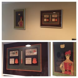 Total Framing - My two prints perfectly framed! (Sorry for the poor lighting - I don't have the best lights or natural lighting for pictures)