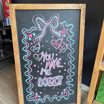 The Greenery Creamery - Cute sign. - Desserts Near Me - Orlando, Florida