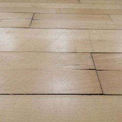 Wimbledon Leisure Centre - This is an area of the studio floor the day after they supposedly repaired it. Disgraceful and not fit for purpose
