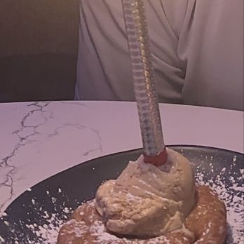 Coa Del Mar - Birthday donut w/ ice cream & hair - Seafood Near Me - Eagle, Idaho Coa Del Mar - Birthday donut w/ ice cream & hair - Seafood Near Me - Eagle, Idaho