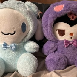 Cinnamonroll Plush & Kuromi Plush I won from NeoFuns :D